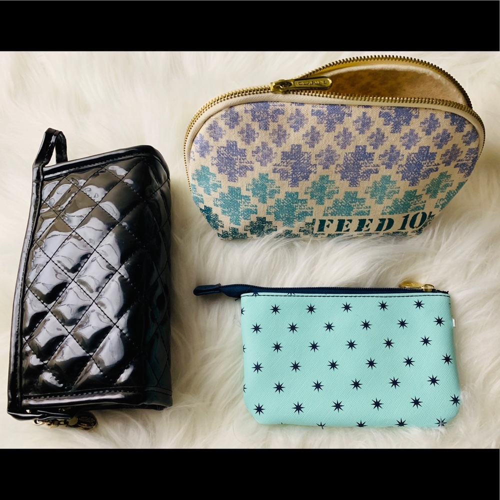Cosmetic Bag Bundle 3 for only $15